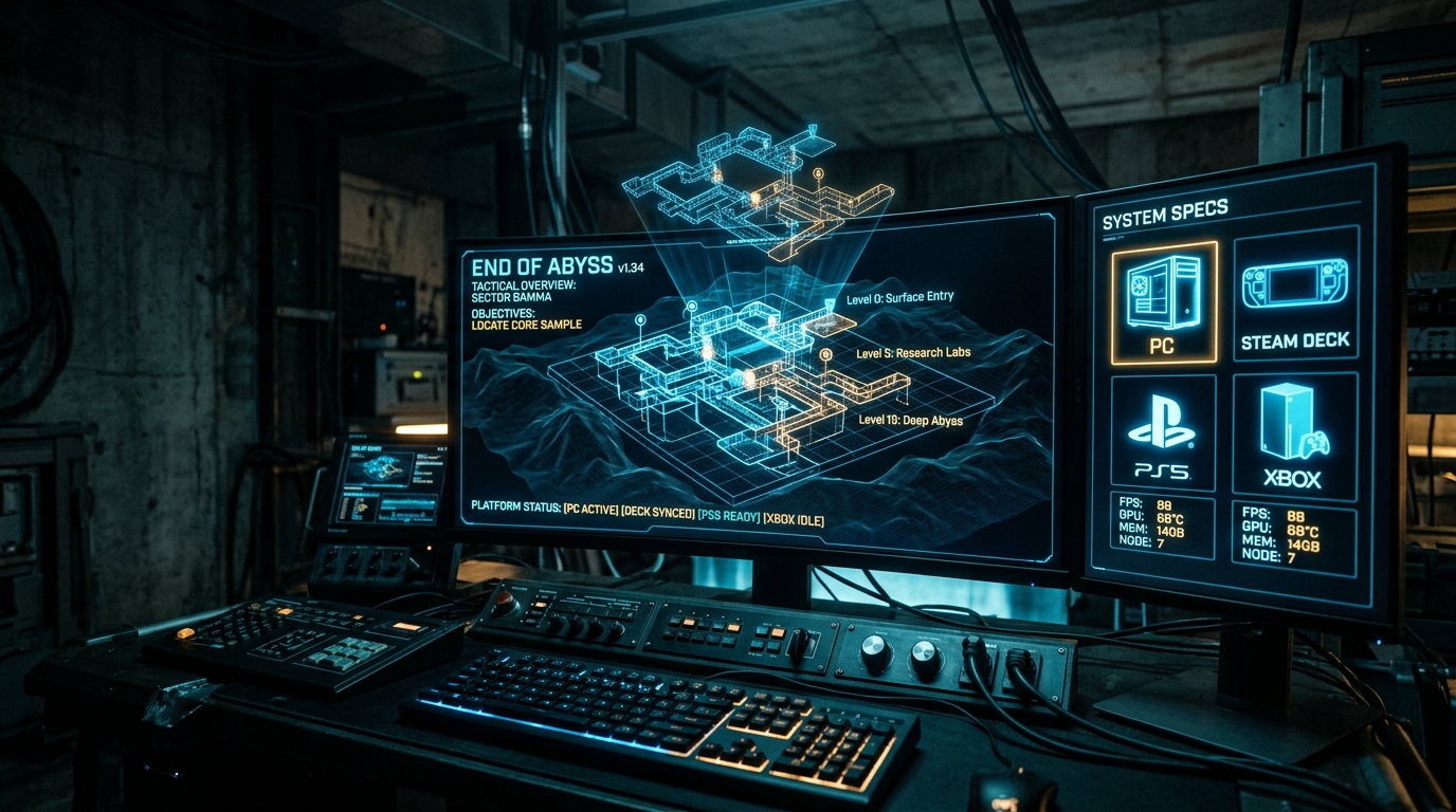 End of Abyss PC and Console Platform Data Terminal